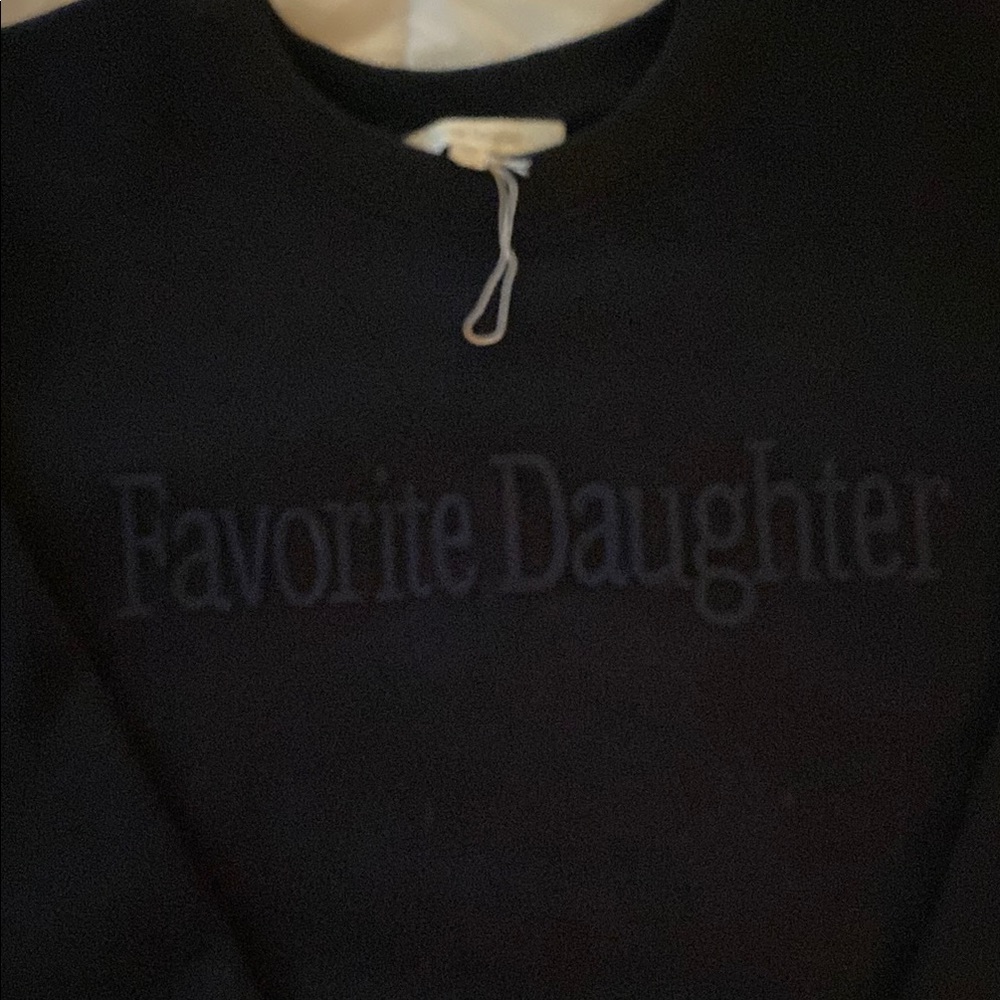 Favorite Daughter Black Sweatshirt